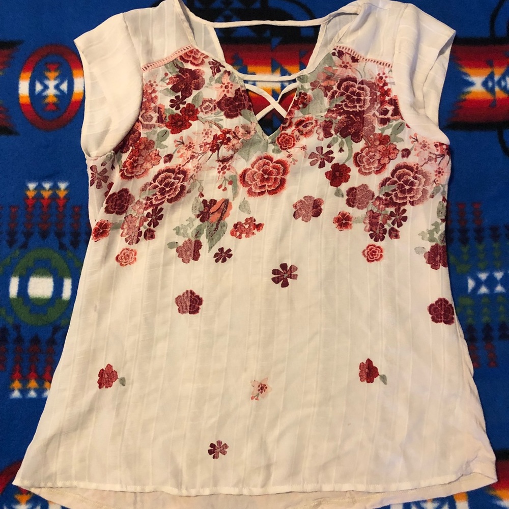 Cream dress top